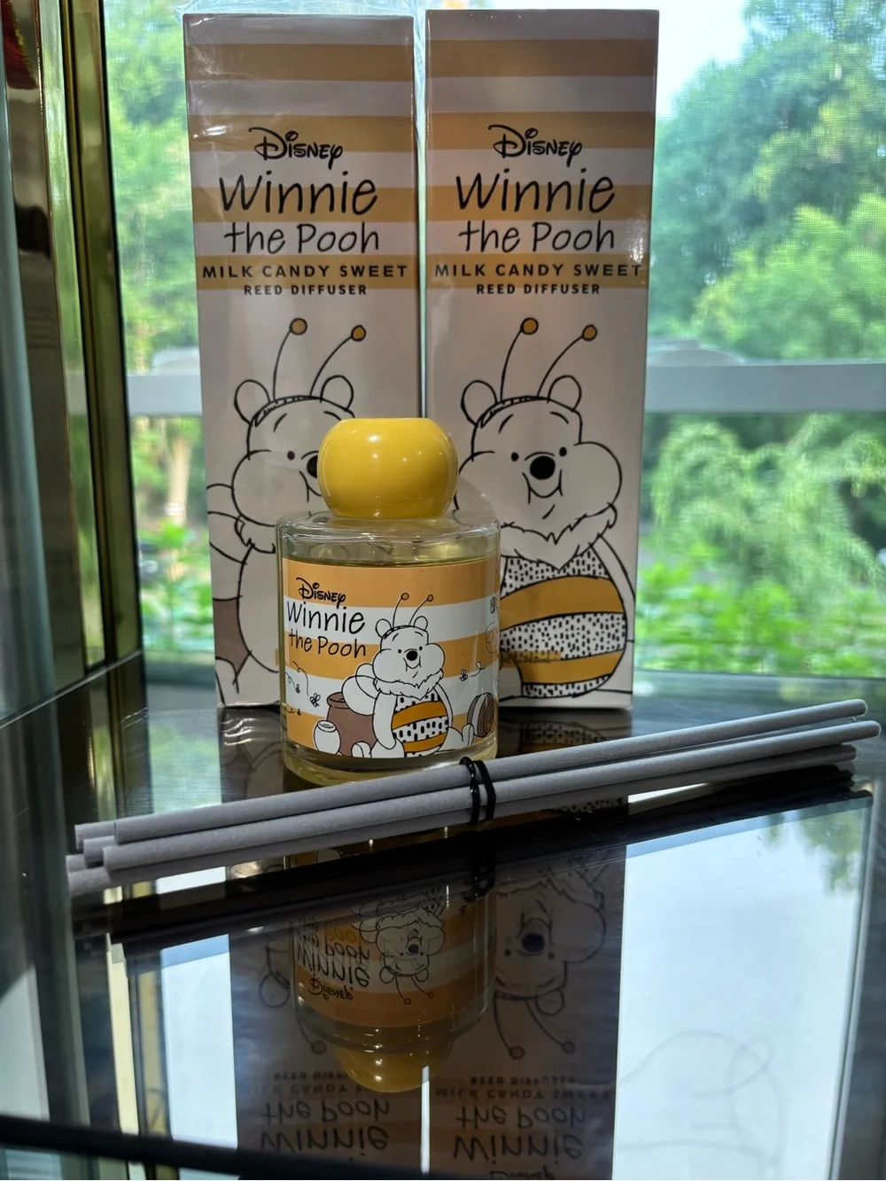 Disney Winnie the Pooh Milk Candy Sweet Reed Diffuser - Yellow